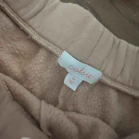 Colsie Tan Matching Fleece Set - Picture 4 of 4